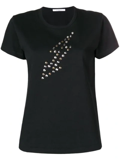 Givenchy Studded Lightning Bolt T In Black