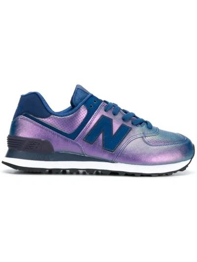 New Balance 574 Low Top Trainers - Blue In Blue