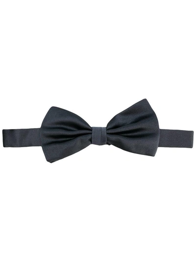 Canali Classic Bow Tie In Grey