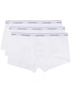 Dsquared2 Underwear Three-pack Logo Boxers In White