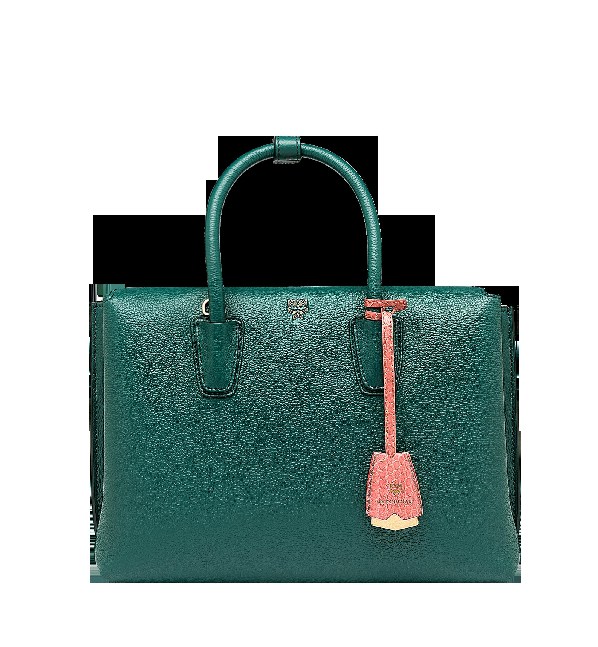 milla tote in grained leather