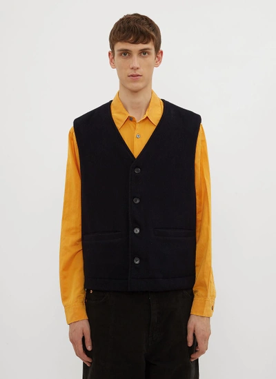 Our Legacy Reversible Story Vest In Navy | ModeSens