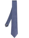 Canali Patterned Tie - Black