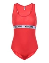 Moschino Bodysuit In Red