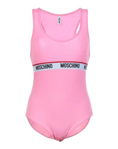 Moschino Bodysuit In Pink