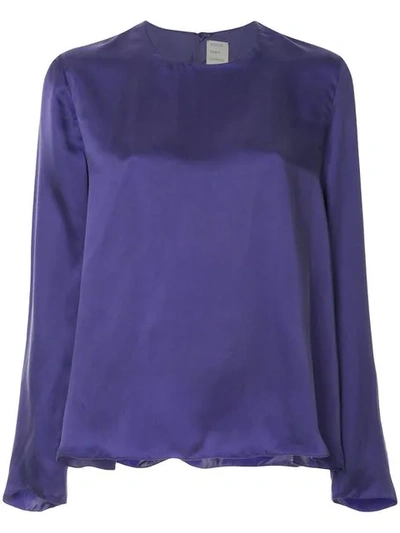 Maison Rabih Kayrouz Round Neck T-shirt In Purple