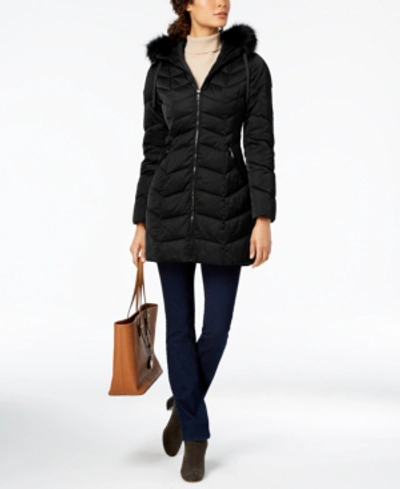 T tahari top gwen coat