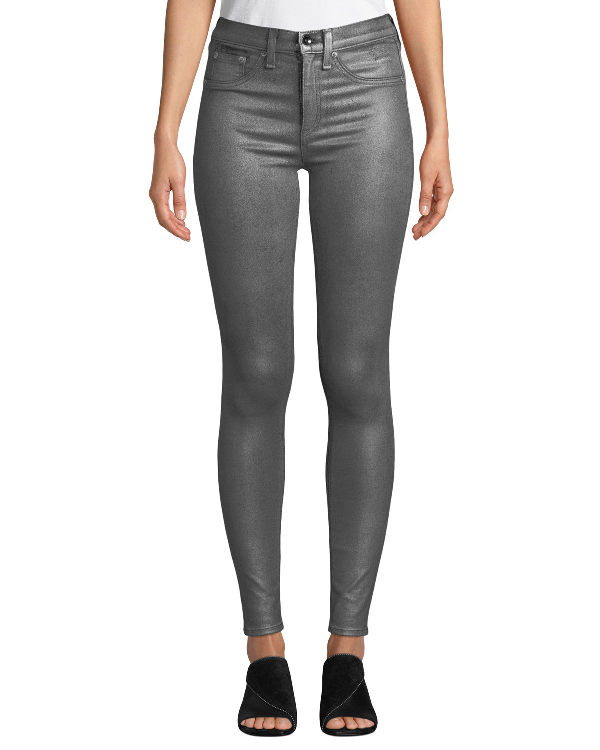 rag and bone coated jeans