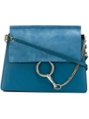 Chloé Medium Faye Bag In Blue