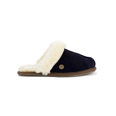 Mahi Leather Classic Women's Black Sheepskin Slippers