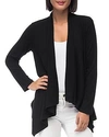 B Collection By Bobeau Amie Waterfall Cardigan In Black