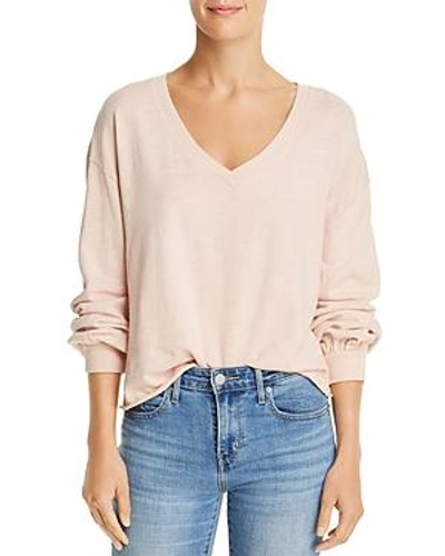 Nation Ltd Willa Balloon-sleeve Jumper In Soft Pink
