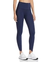 Beyond Yoga Cruz Scalloped High-waisted Leggings In Outlaw Navy