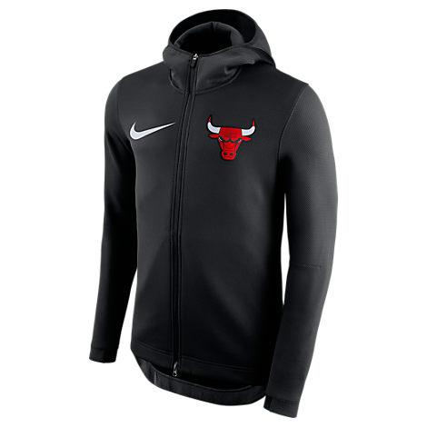 Nike Men's Chicago Bulls Nba Showtime Therma Flex Full-zip Hoodie, Black |  ModeSens