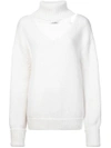 Monse Cut Out Jumper In White