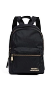 Marc Jacobs Medium Trek Nylon Backpack - Black In Black/gold
