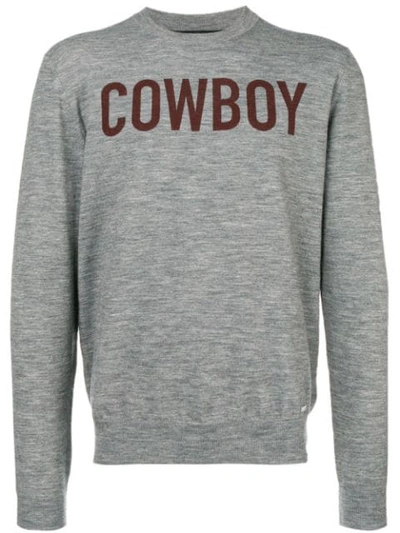 Dsquared2 Printed Sweatshirt In Grey