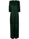 Amen Sequin Embellished Jumpsuit - Green