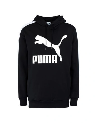Puma Hooded Sweatshirt In Black