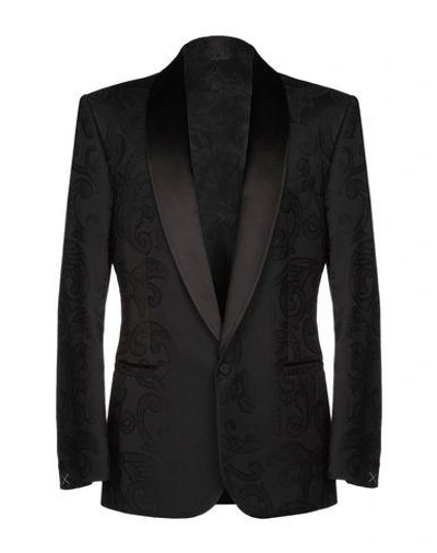 Versace Blazer In Black
