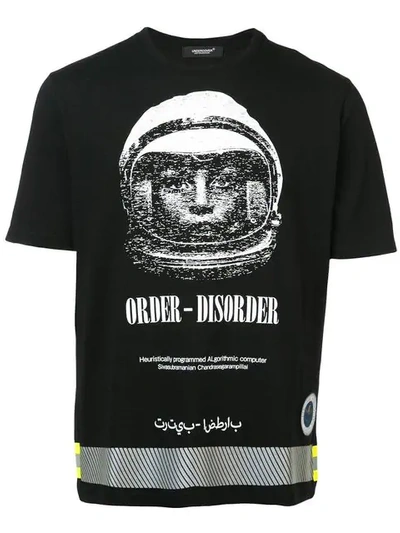 Undercover Order-disorder Reflective T-shirt In Black