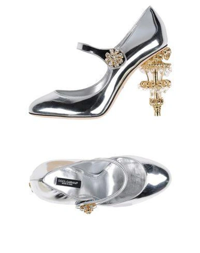 Dolce & Gabbana Pumps In Silver