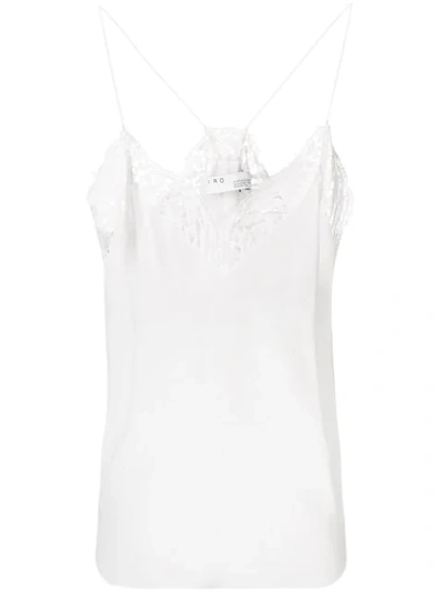 Iro Halisk Lace Top In White