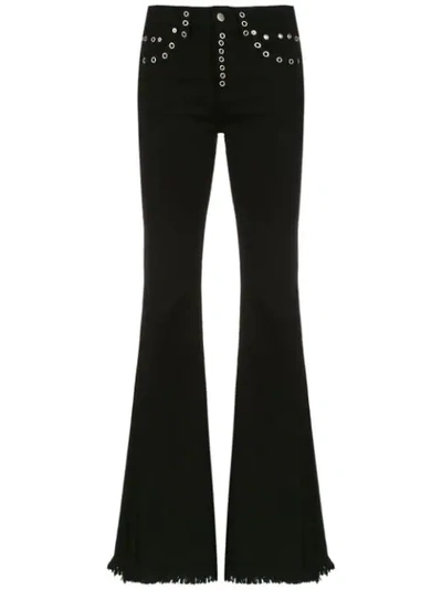 Andrea Bogosian Panelled Trousers In Black