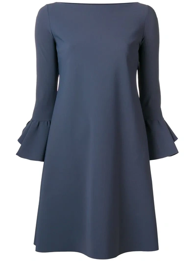 Le Petite Robe Di Chiara Boni Ruffle Sleeves Dress - Grey