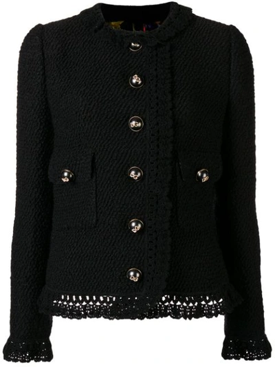Dolce & Gabbana Classic Buttoned Jacket In Black