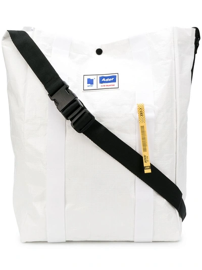 Ader Error 'shopper' Shoulder Bag In White