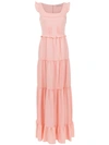 Martha Medeiros Long Dress In Pink