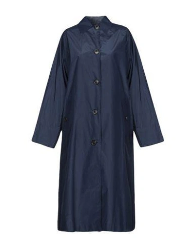Michael Kors Full-length Jacket In Dark Blue