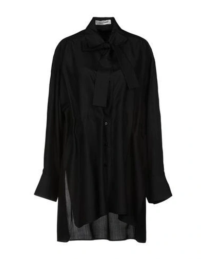 Valentino Silk Shirts & Blouses In Black