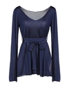 Malo Sweaters In Dark Blue
