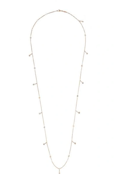 Jacquie Aiche 14-karat Rose Gold Diamond Body Chain