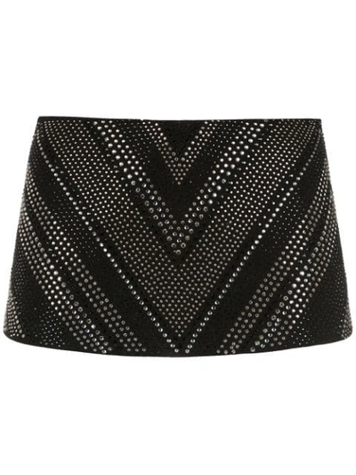 Andrea Bogosian Embellished Belt In Black