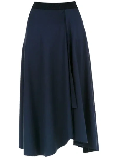 Alcaçuz Filha Midi Skirt - Blue