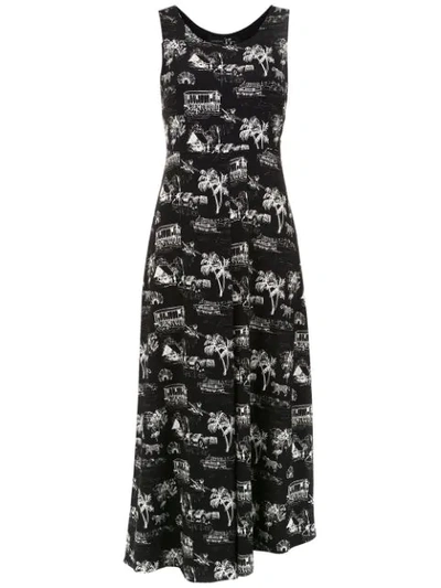 Alcaçuz Fresno Printed Dress - Black