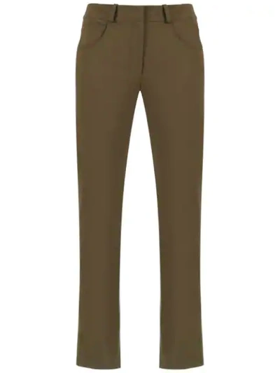 Alcaçuz Skinny Ferramenta Pants In Brown