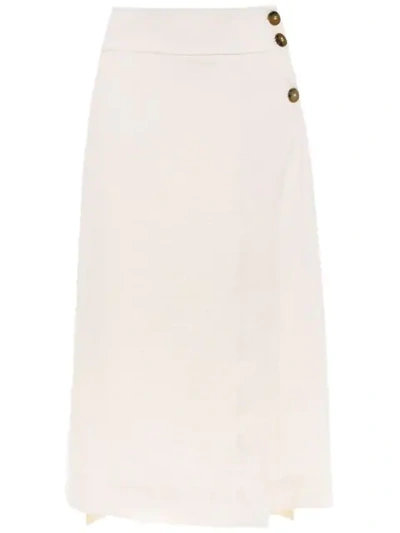 Alcaçuz Faroeste Skirt - White