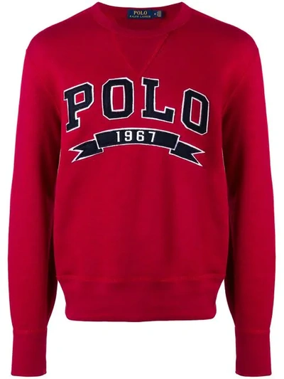 Polo Ralph Lauren Cable Knit Jumper In Red