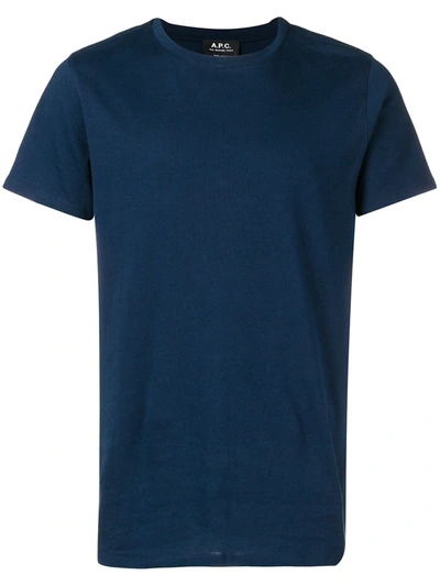 Apc Short Sleeve T-shirt In Blue