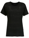 Andrea Bogosian Perforated T-shirts - Black
