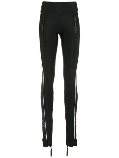 Andrea Bogosian Panelled Skinny Trousers - Black