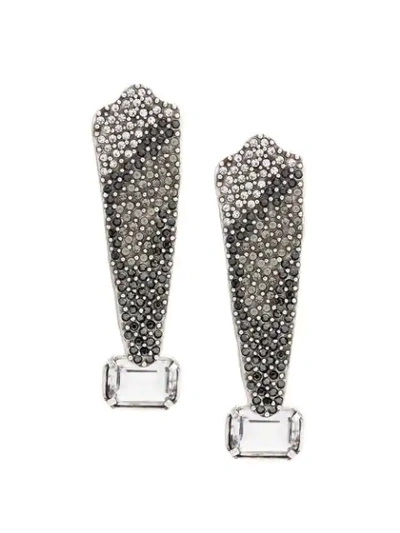 Camila Klein Stone Embellished Earrings - Metallic