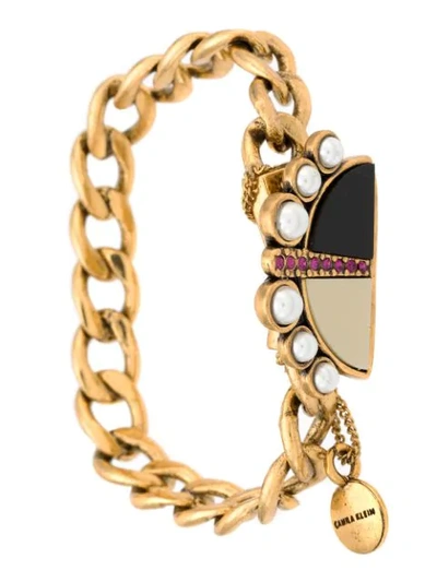 Camila Klein Amor Chain Bracelet In Metallic
