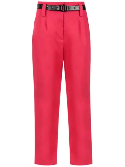 Martha Medeiros Cropped Trousers In Pink