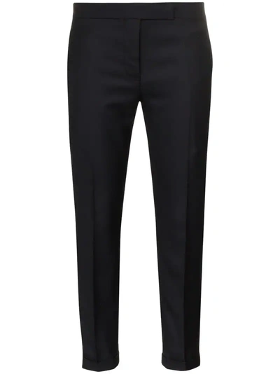 Thom Browne Straight Stripe Trousers - Blue