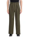 Ami Alexandre Mattiussi Casual Pants In Military Green